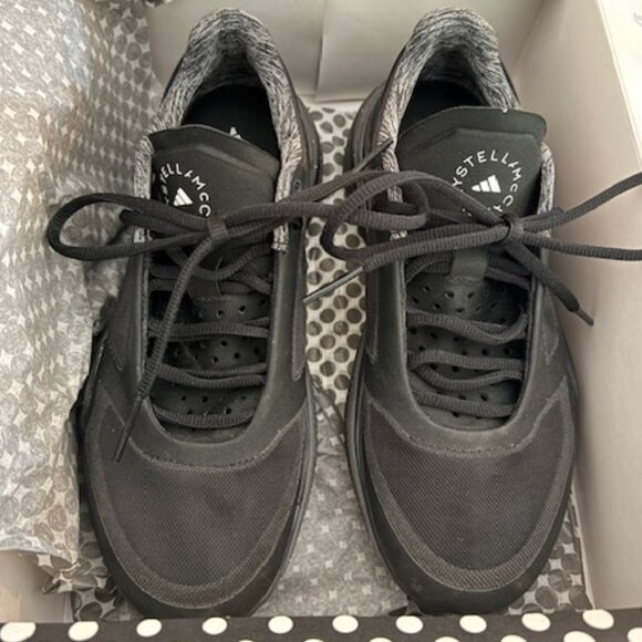 Stella McCartney Adidas Earthlight Mesh Core Black (With Box) Women's 7 - Picture 1 of 10